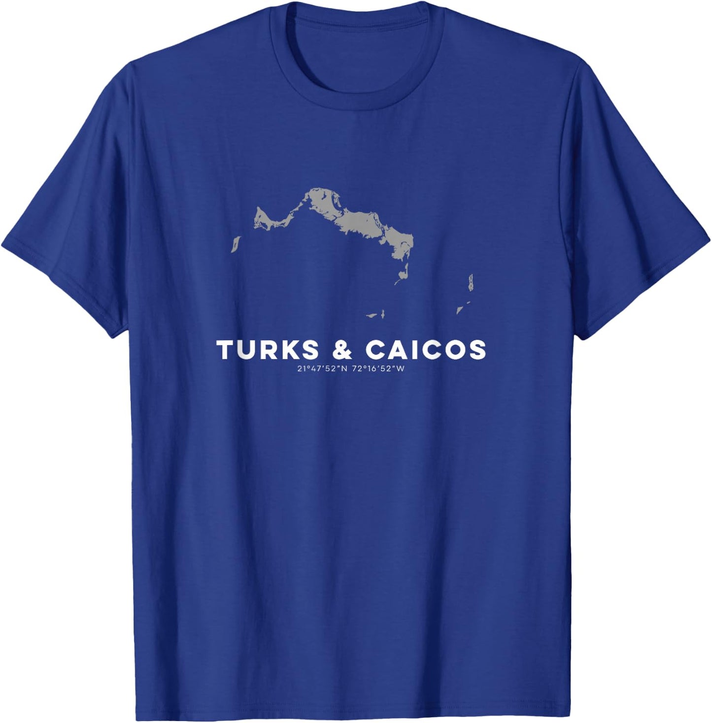 Turks and Caicos Graphic T T-Shirt - T-Shirt | Royal
