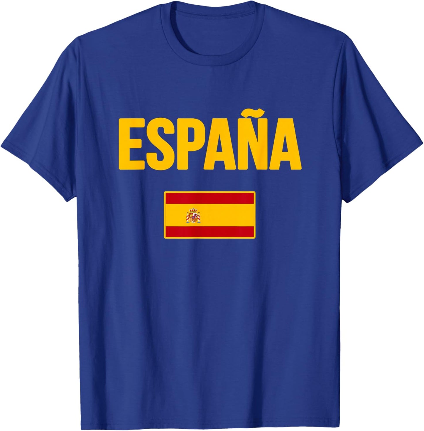 Spain Spanish Flag Espana Souvenir T-Shirt - T-Shirt | Royal
