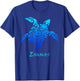 Exuma Bahamas Tribal Sea Turtle Tattoo Style Vacation T-Shirt - T-Shirt | Royal