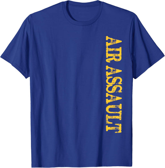 Distressed US Army Air Assault T-Shirt - T-Shirt | Royal