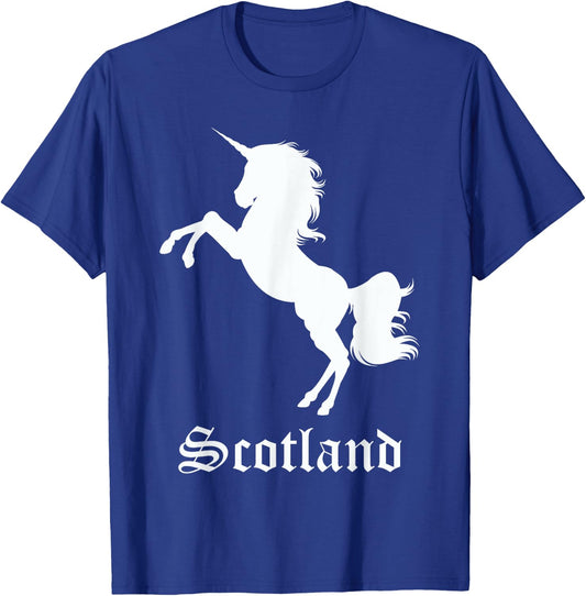 Scotland Unicorn Silhouette National Symbol Scottish Gifts T-Shirt - T-Shirt | Royal