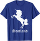 Scotland Unicorn Silhouette National Symbol Scottish Gifts T-Shirt - T-Shirt | Royal