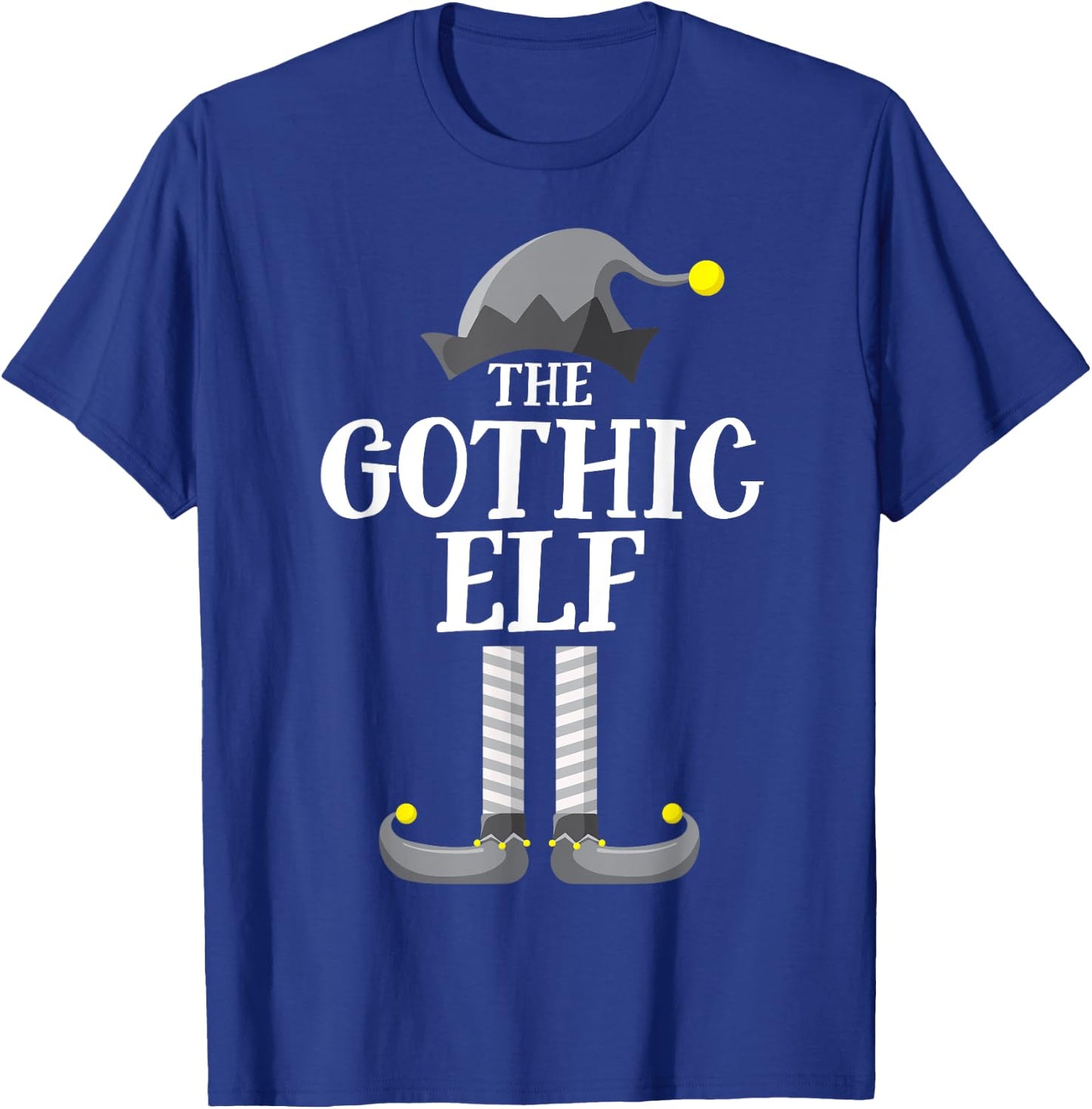 Gothic Black Elf Matching Family Group Christmas Party PJ T-Shirt - T-Shirt | Royal