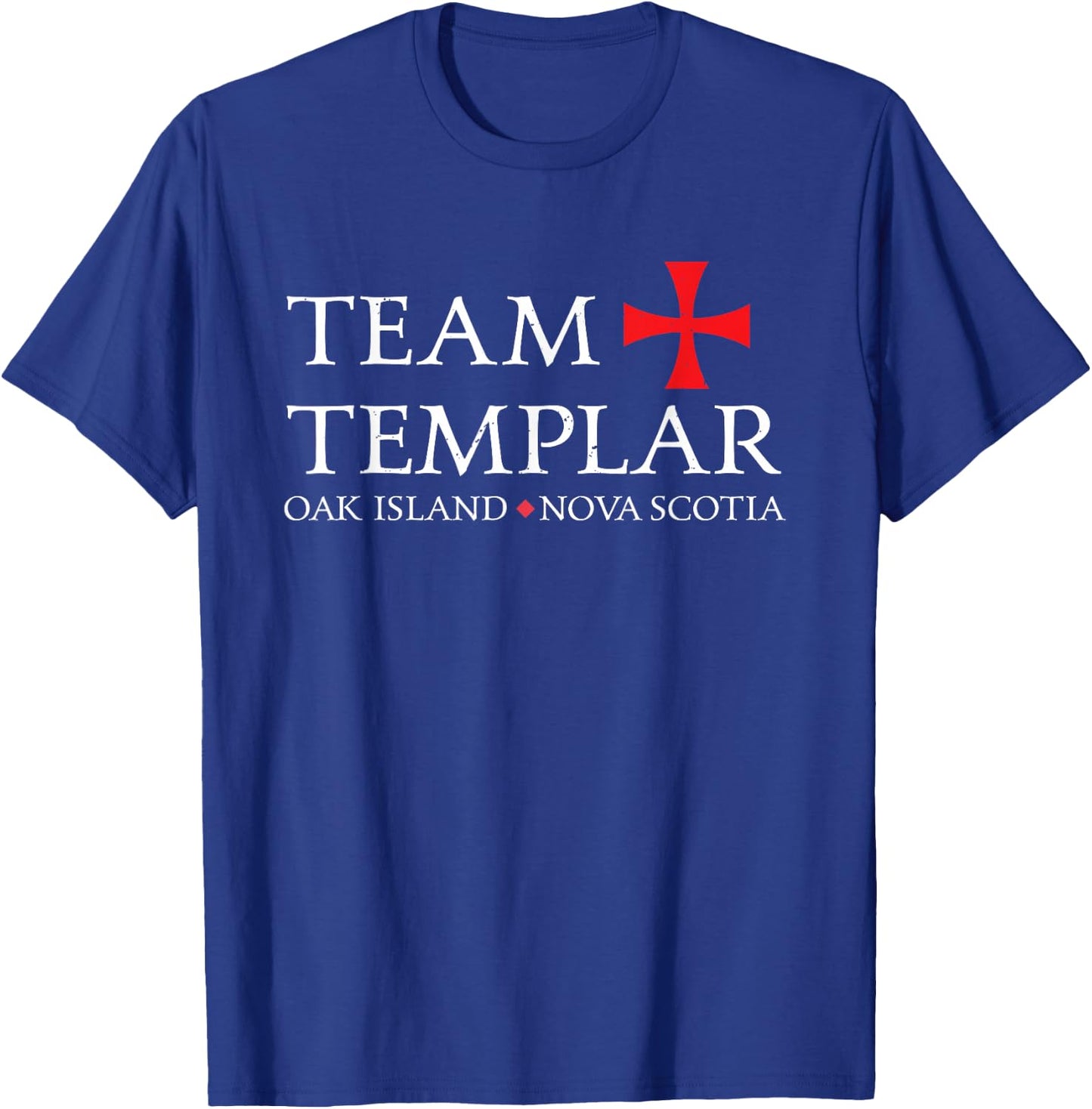 Team Templar Funny Oak Island Treasure - White T-Shirt - T-Shirt | Royal