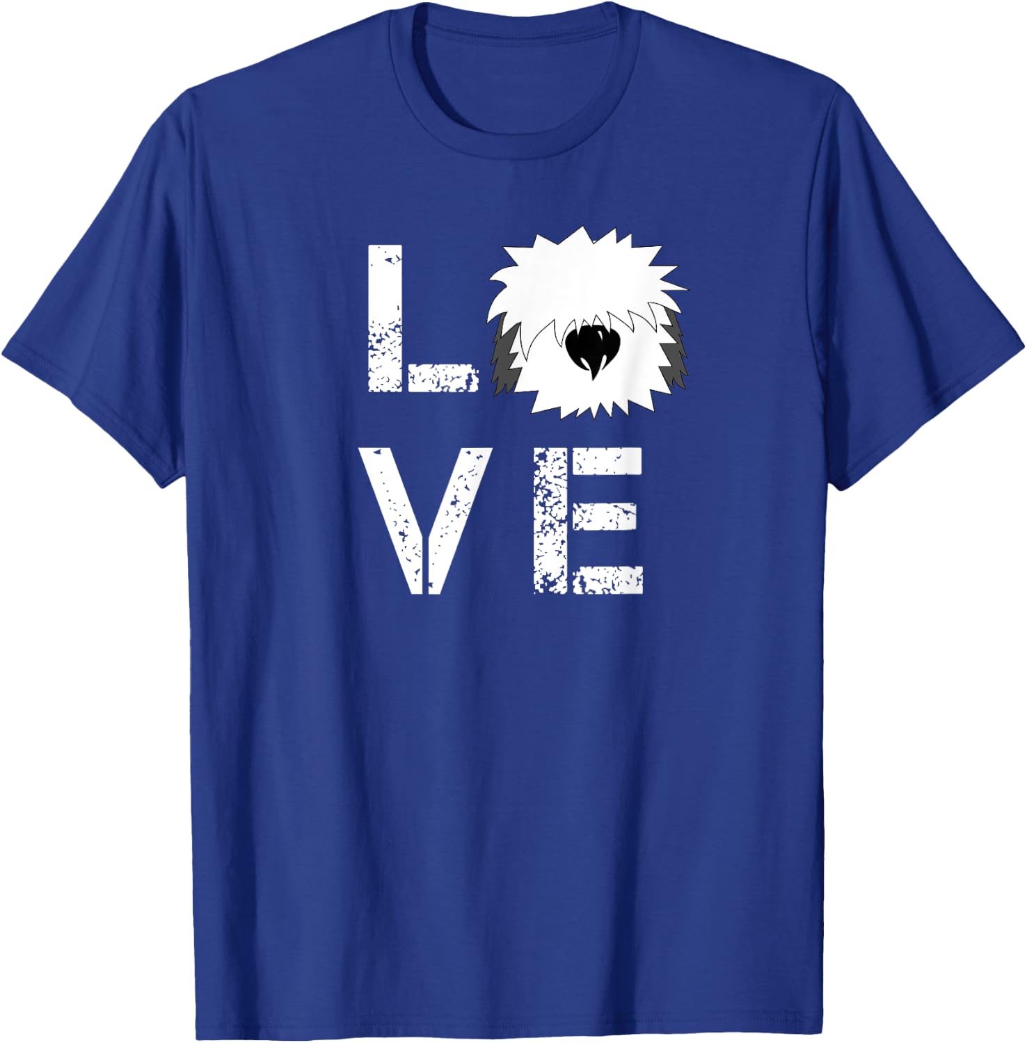 Love My Dog - Funny English Sheepdog Cool Pet T-Shirt - T-Shirt | Royal