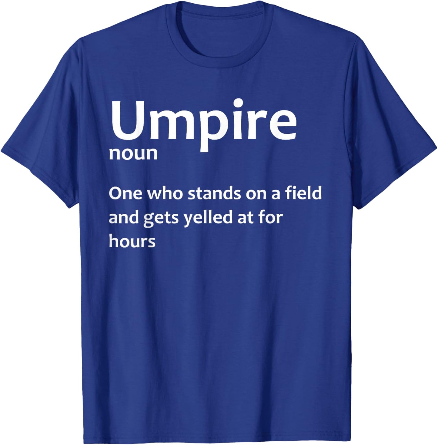 Best Umpire Design Women Softball Baseball Umpire T-Shirt - T-Shirt | Royal