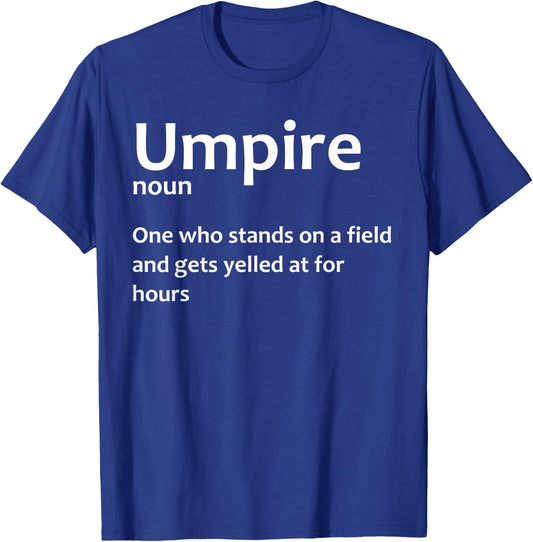 Best Umpire Design Women Softball Baseball Umpire T-Shirt - T-Shirt | Royal