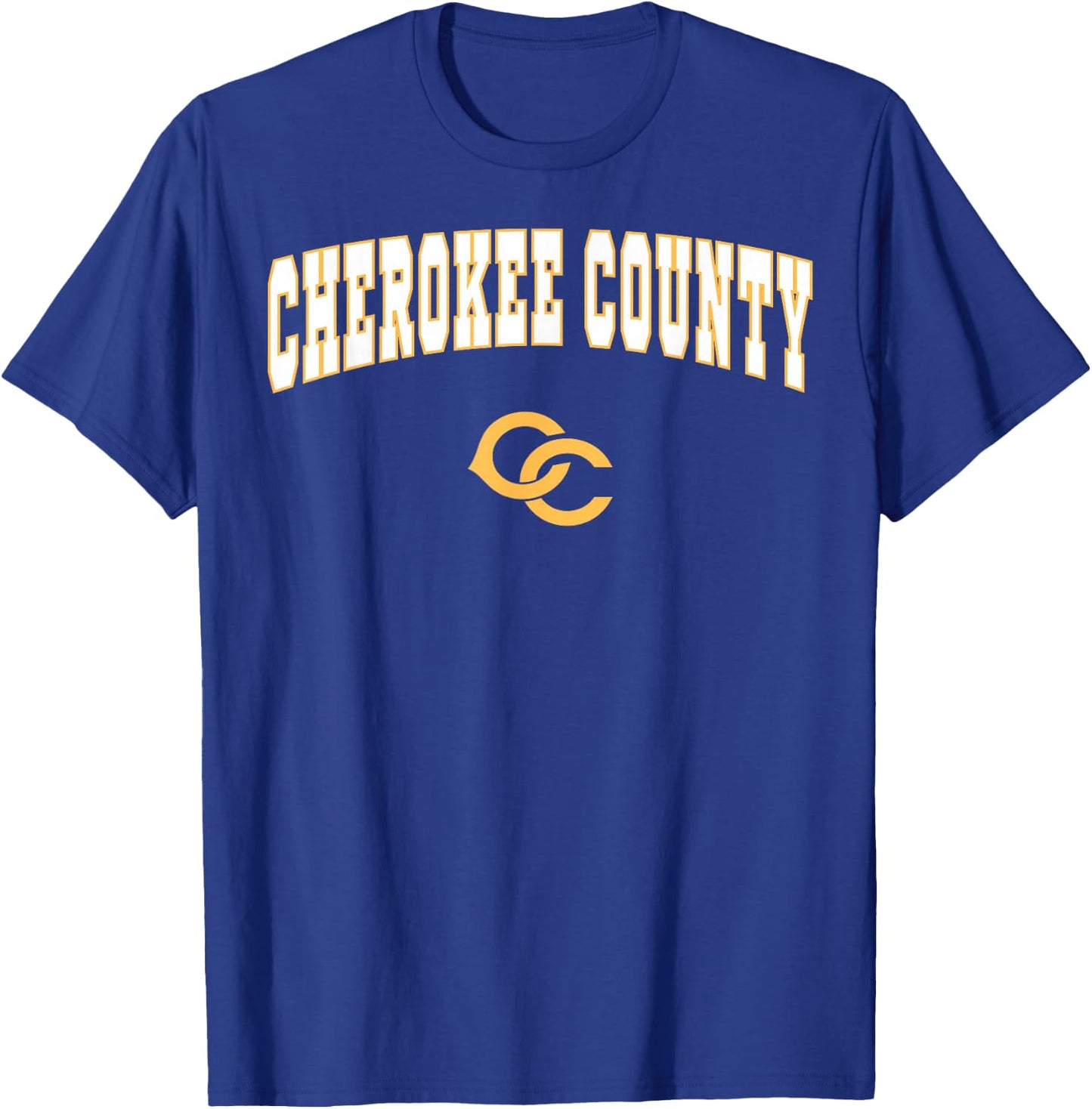 Cherokee County High School Warriors C2 T-Shirt - T-Shirt | Royal