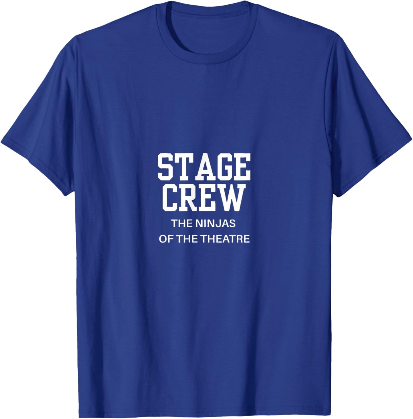 Retro Varsity Stage Crew Tech Theater Ninja T-Shirt - T-Shirt | Royal