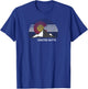 Crested Butte Rocky Mountain Colorado Flag T-Shirt - T-Shirt | Royal