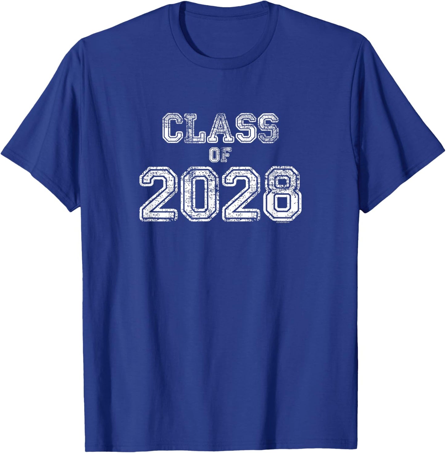 Class of 2028 Shirt | Senior 2028 Graduation Gift Him Her T-Shirt - T-Shirt | Royal