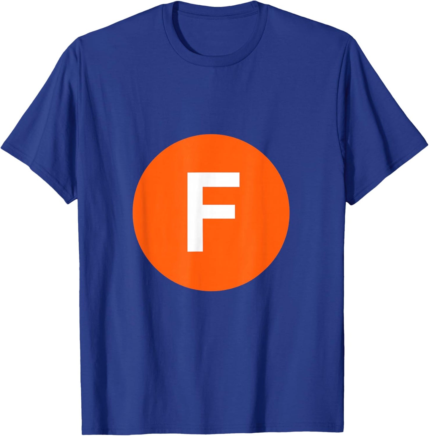 F Line - NYC Subway Train - 179th Street Jamaica Queens T-Shirt - T-Shirt | Royal
