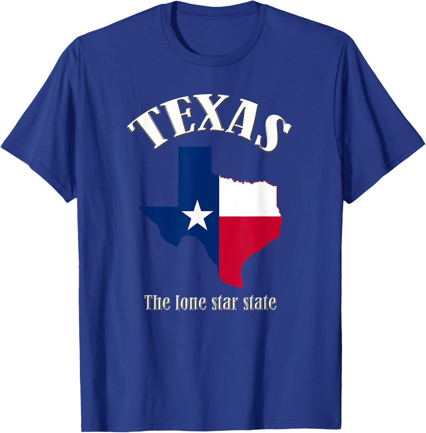 Texas The Lone Star State T-Shirt - T-Shirt | Royal