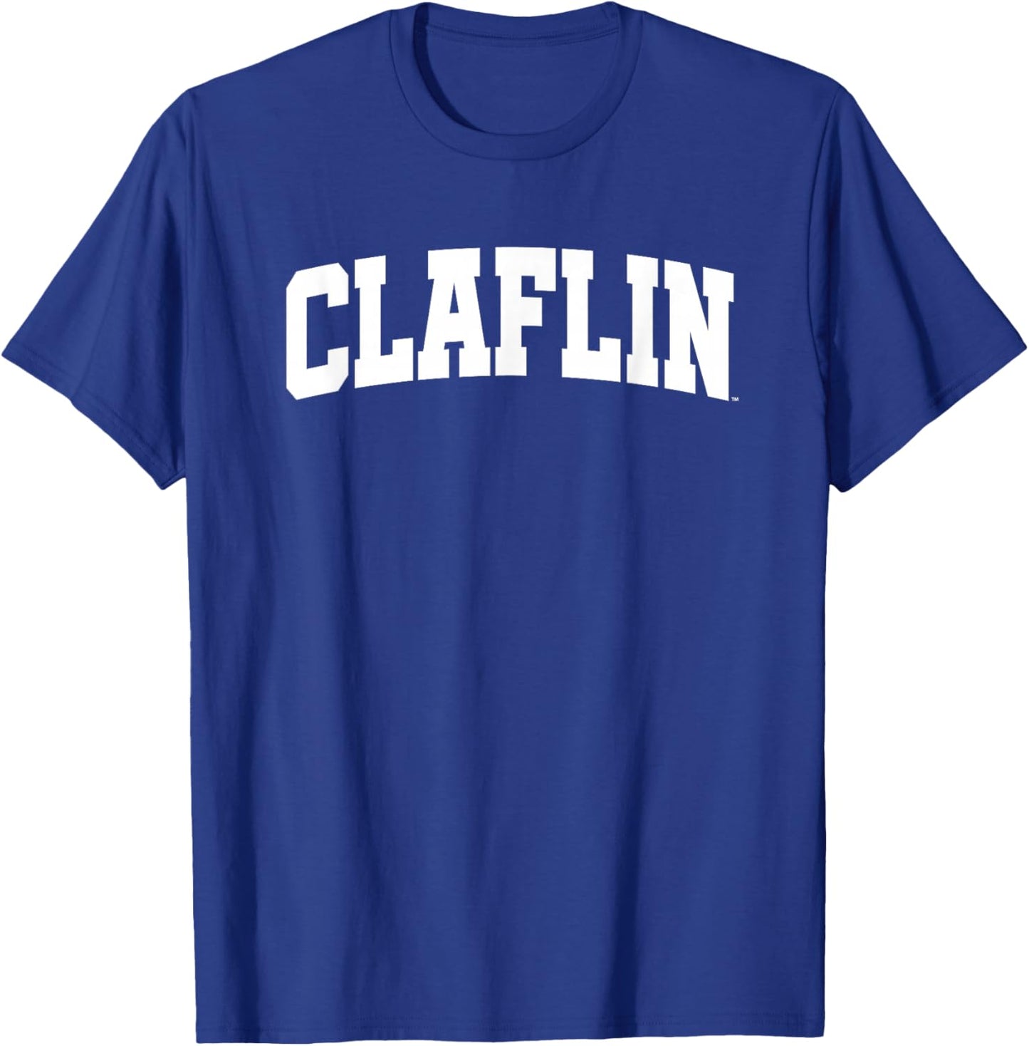 Claflin University Panthers School Name Arch T-Shirt - T-Shirt | Royal