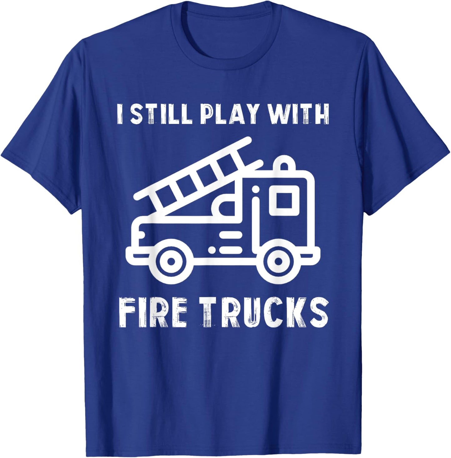 Funny Firefighters | Firefighter Gift Firemen T-Shirt - T-Shirt | Royal