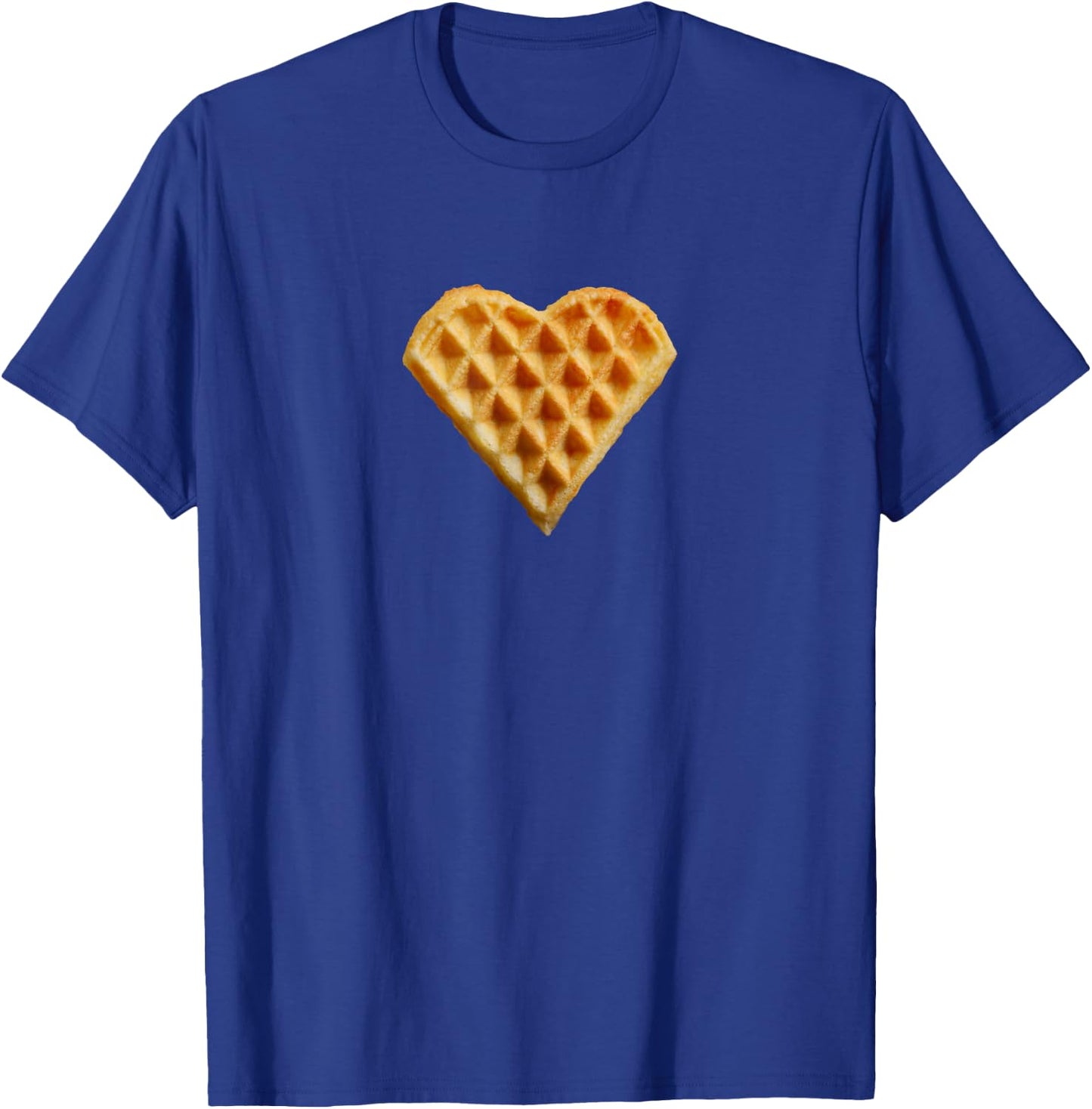 Waffle Heart Shirt for Waffle Lovers T-Shirt - T-Shirt | Royal