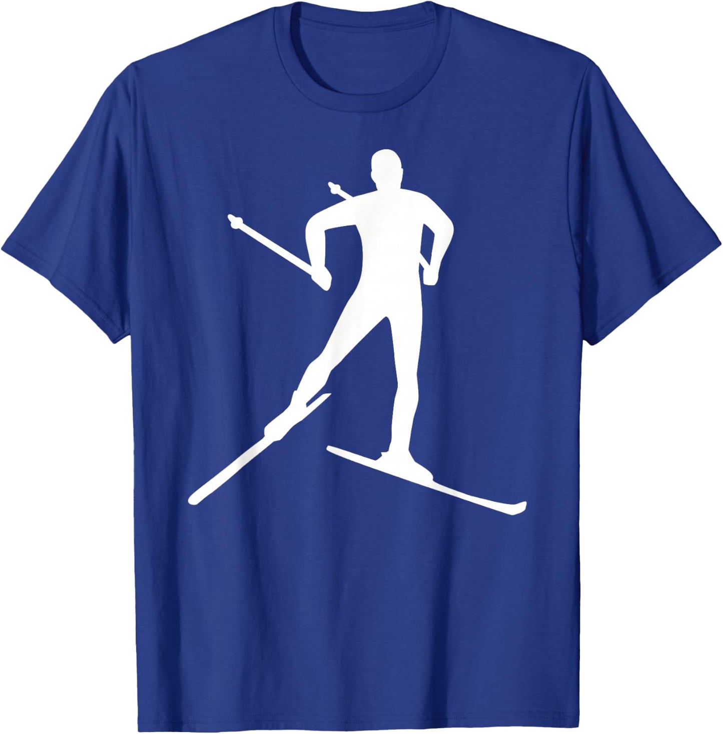Cross-Country skiing T-Shirt - T-Shirt | Royal