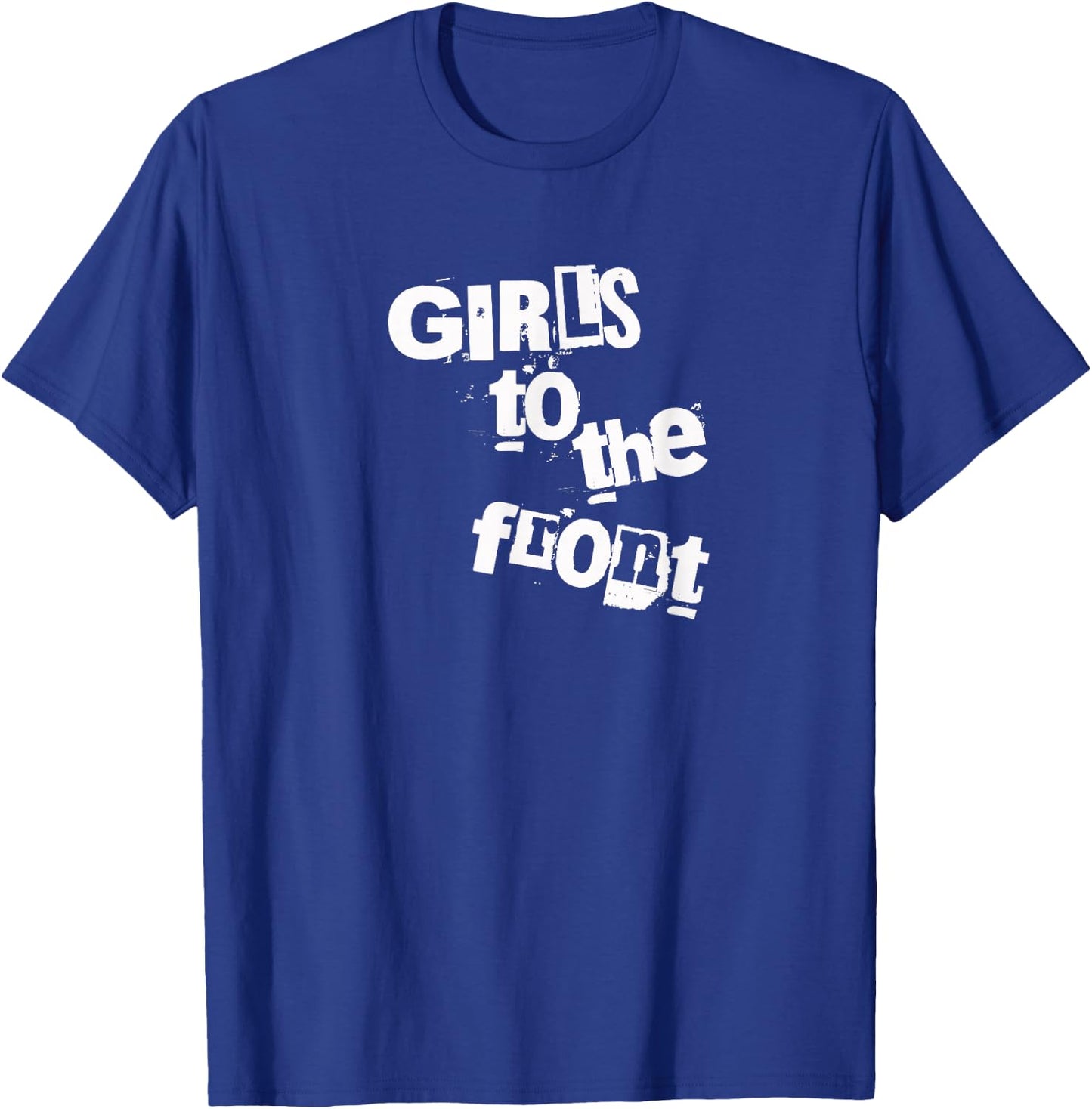 Girls To The Front Riot Grrrl Black T-Shirt - T-Shirt | Royal