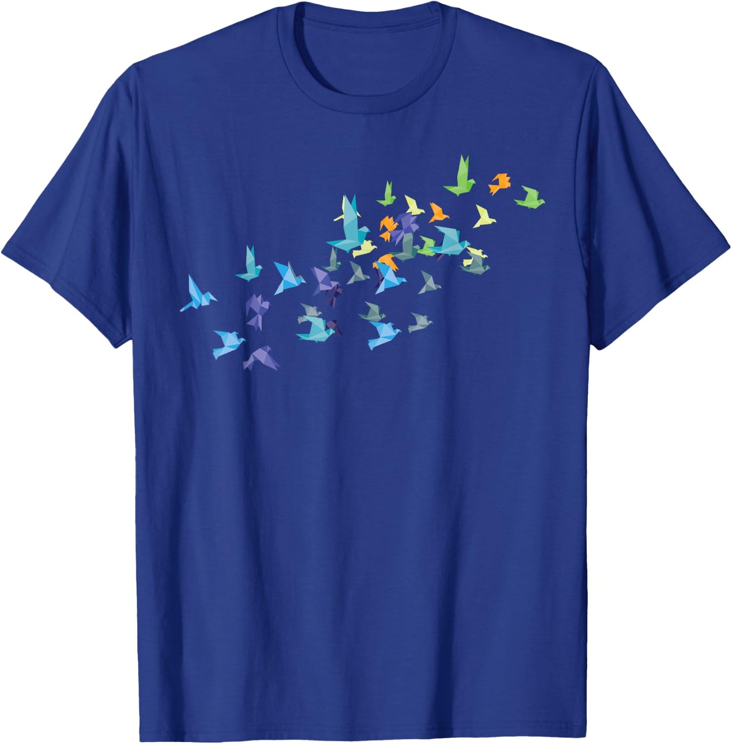Origami Paper Cranes Japanese Culture Bird Lovers Gift T-Shirt - T-Shirt | Royal
