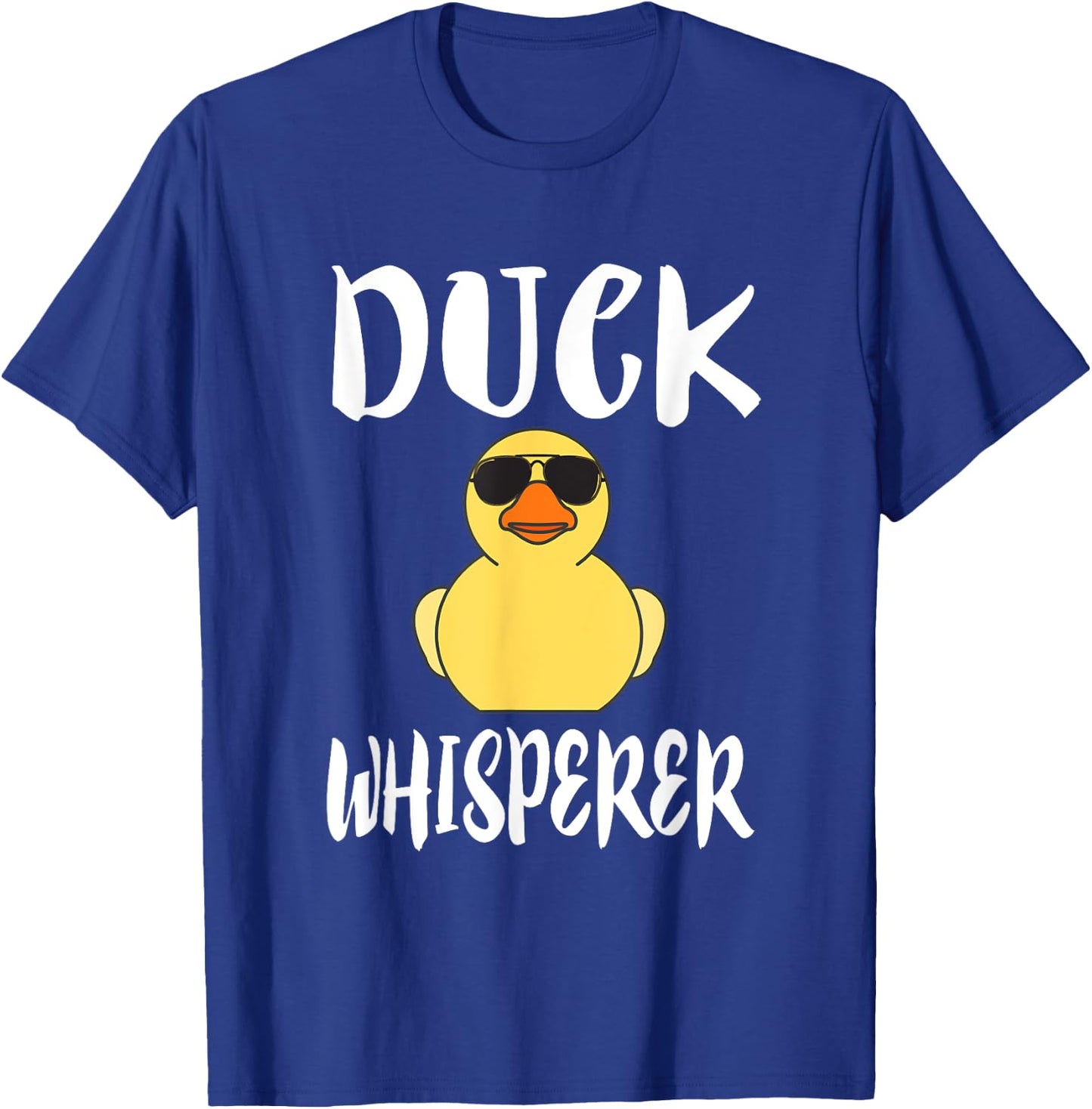 Duck Whisperer Funny Bird Birding Ducks Owner T-Shirt - T-Shirt | Royal