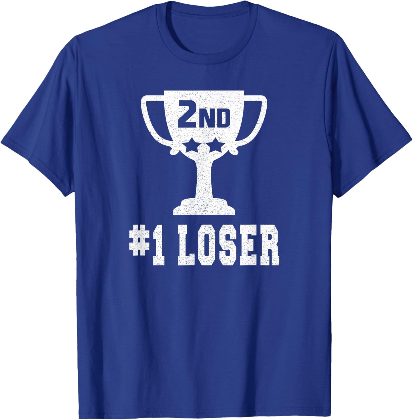 Funny 2nd Place Runner Up Gifts -Adults Black Short Sleeve Classic Fit Small T-Shirt - T-Shirt | Royal