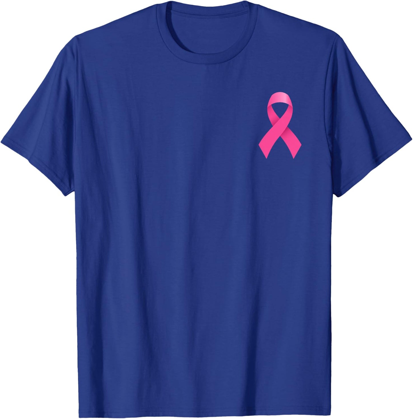 Ribbon Breast Cancer Awareness T-Shirt - T-Shirt | Royal