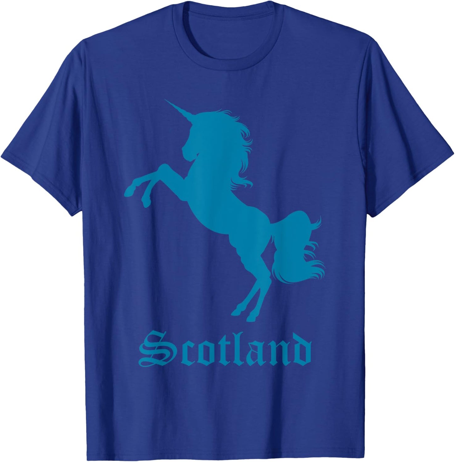 Scotland Unicorn Silhouette National Symbol Scottish Gifts T-Shirt - T-Shirt | Royal
