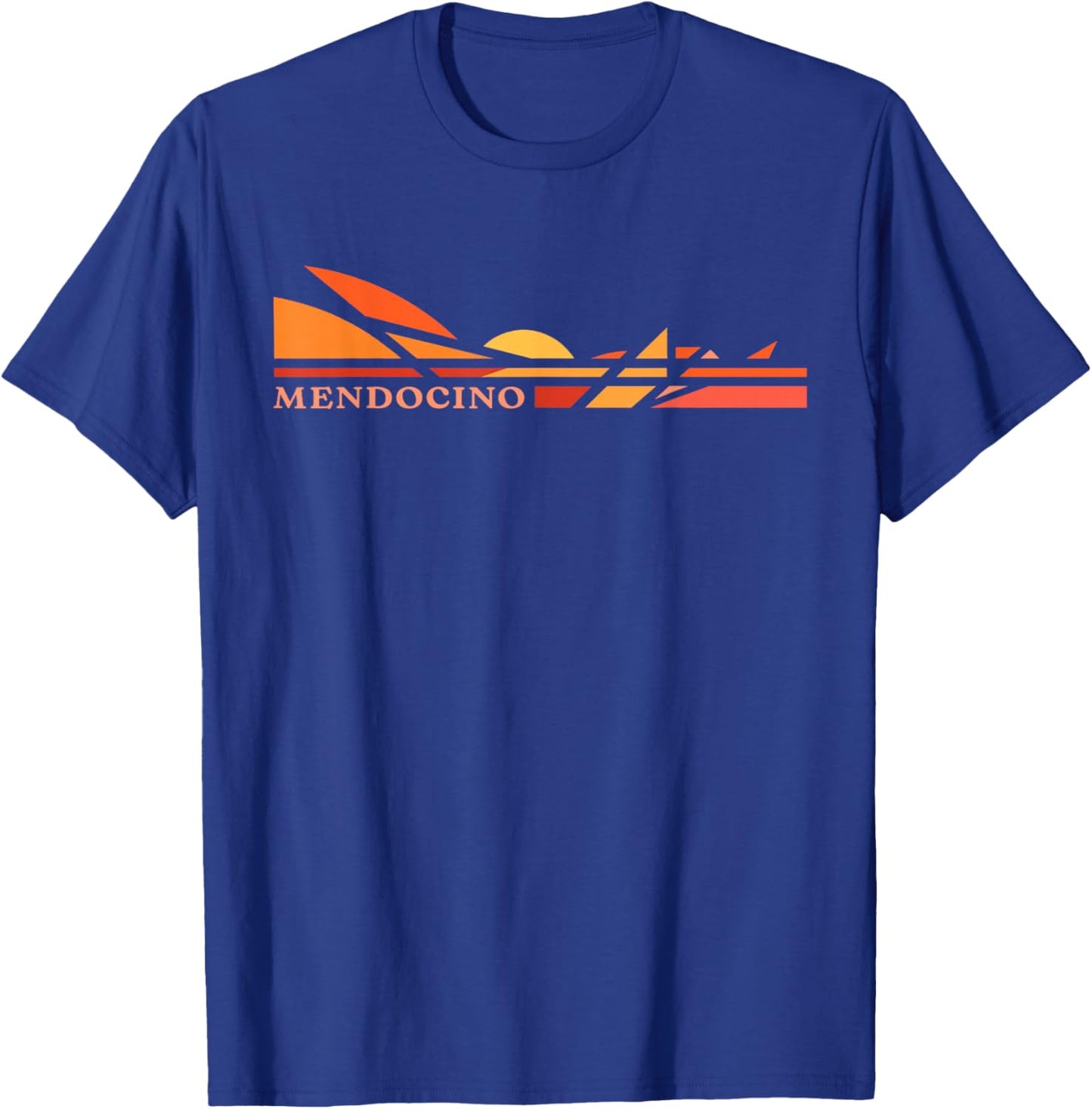 Mendocino California Lifestyle T-Shirt - T-Shirt | Royal