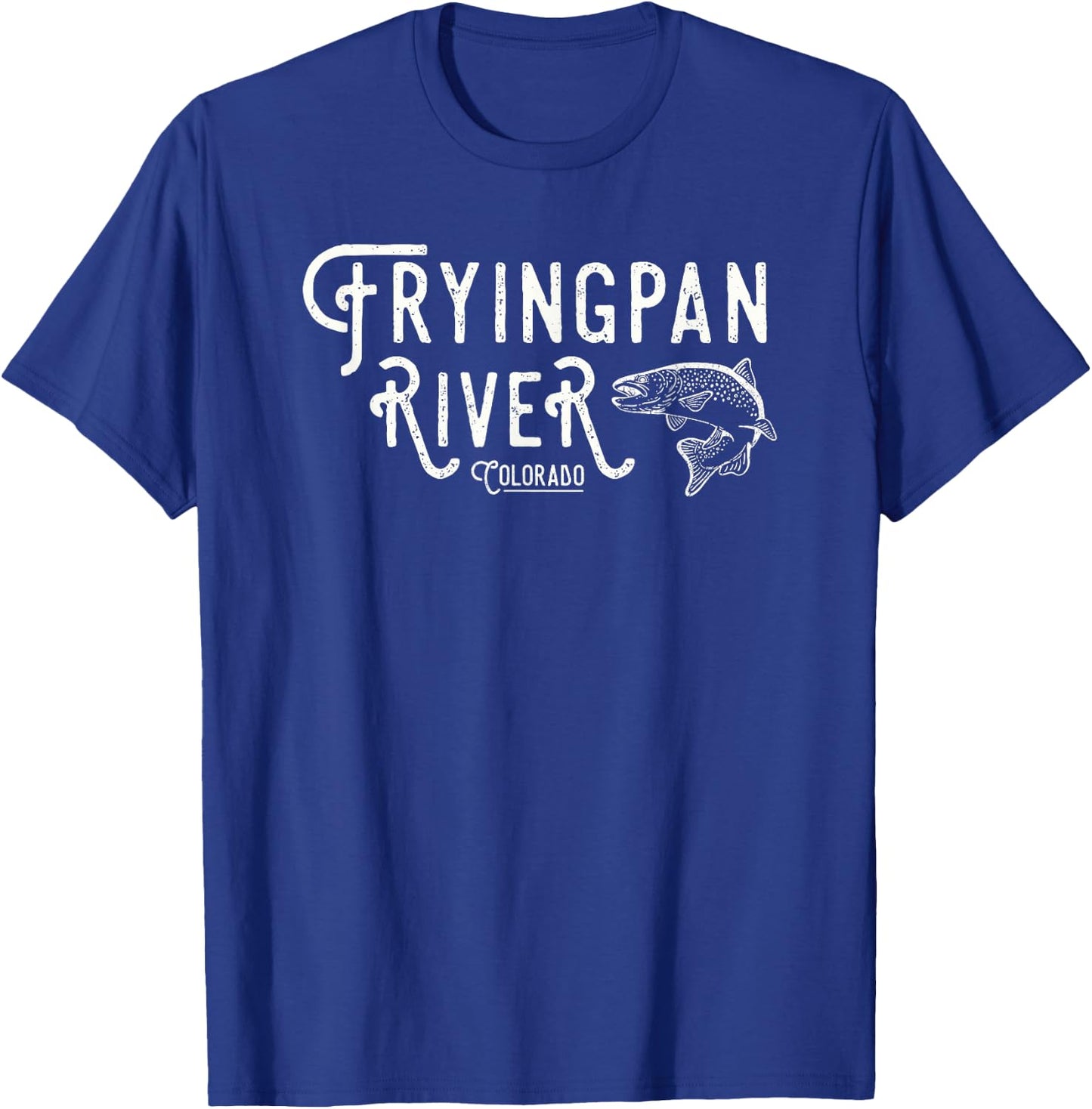 Fryingpan River Colorado Fly Fishing Shirt T-Shirt - T-Shirt | Royal
