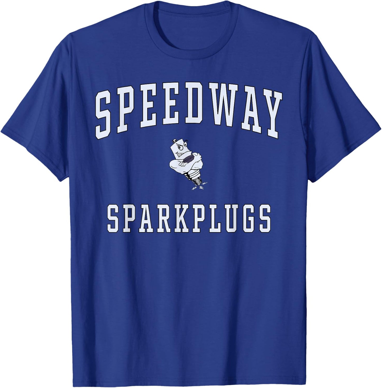 Speedway High School Sparkplugs T-Shirt - T-Shirt | Royal
