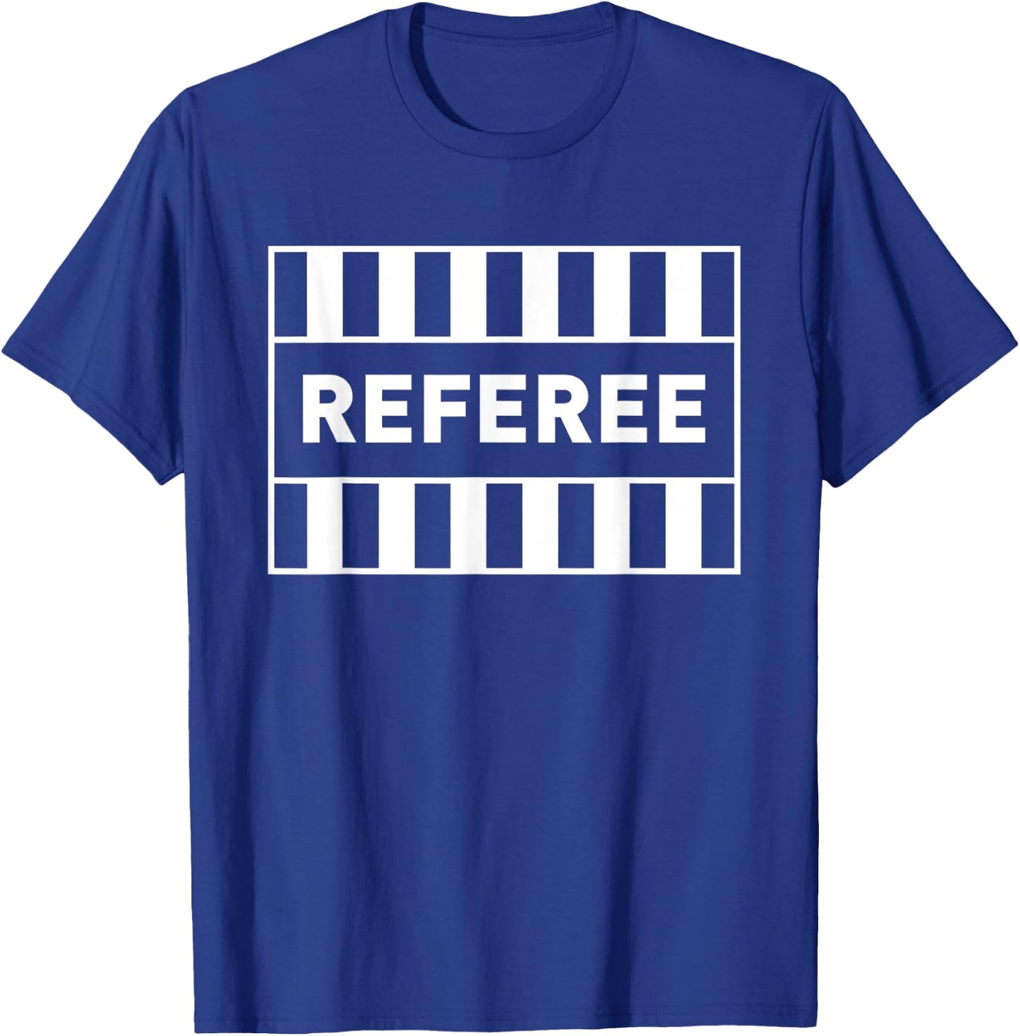 Referee Costume Referee Jersey Referee Shirt T-Shirt - T-Shirt | Royal