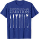 Weapons Of Mass Creation Funny Art Brush Painter Artist T-Shirt - T-Shirt | Royal
