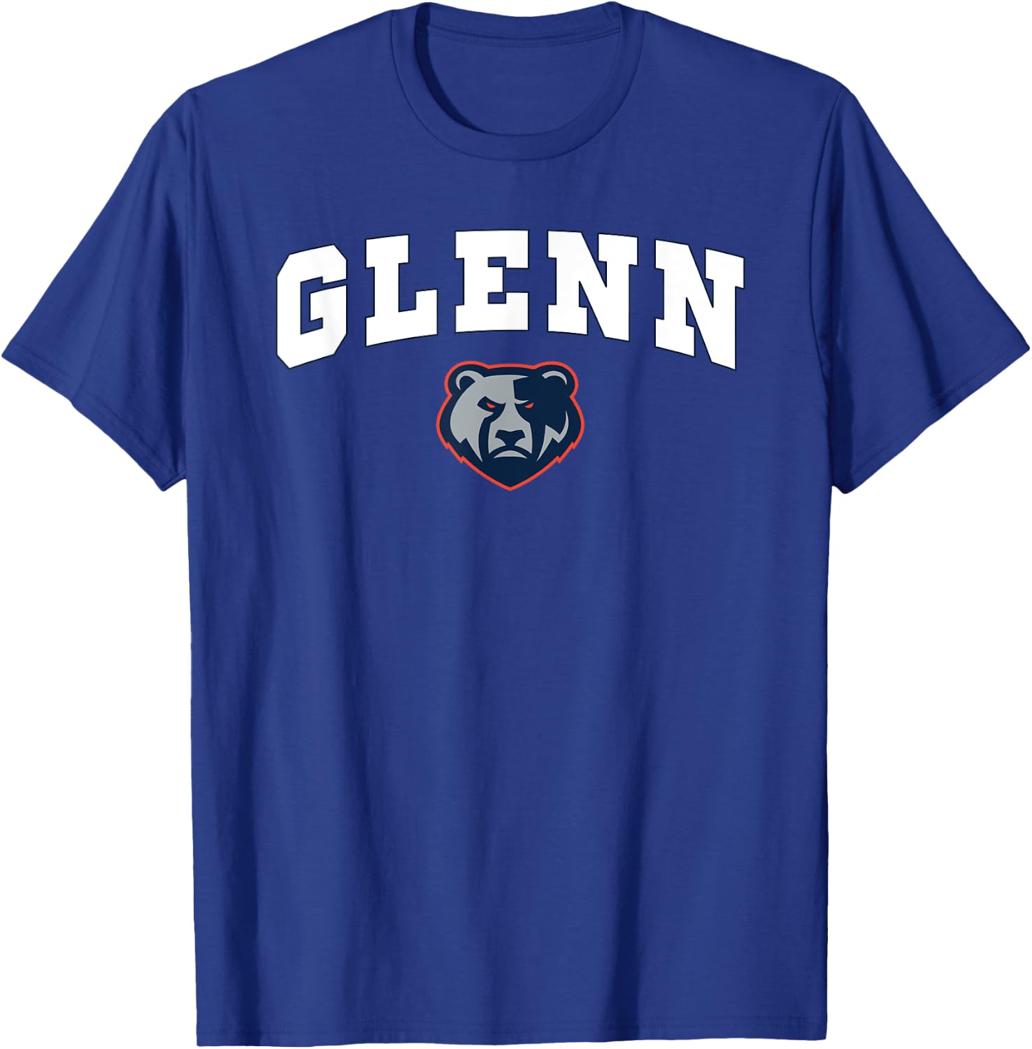 Glenn High School Grizzlies C2 T-Shirt - T-Shirt | Royal
