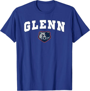 Glenn High School Grizzlies C2 T-Shirt - T-Shirt | Royal