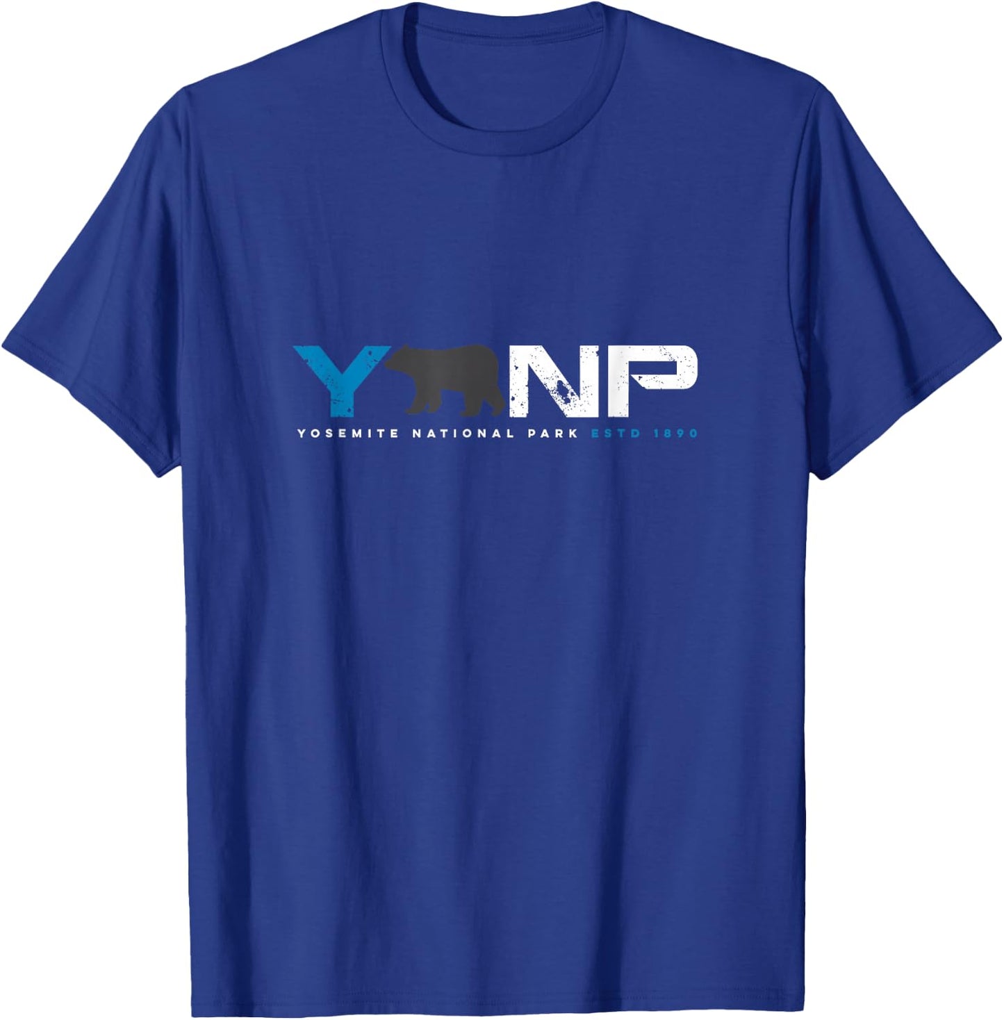 Yosemite National Park Retro Vintage Graphic T-Shirt - T-Shirt | Royal