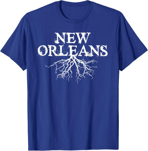 New Orleans Roots Grunge T-Shirt - T-Shirt | Royal