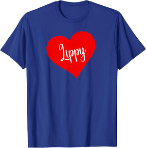 Lippy Red Heart gift T-Shirt - T-Shirt | Royal