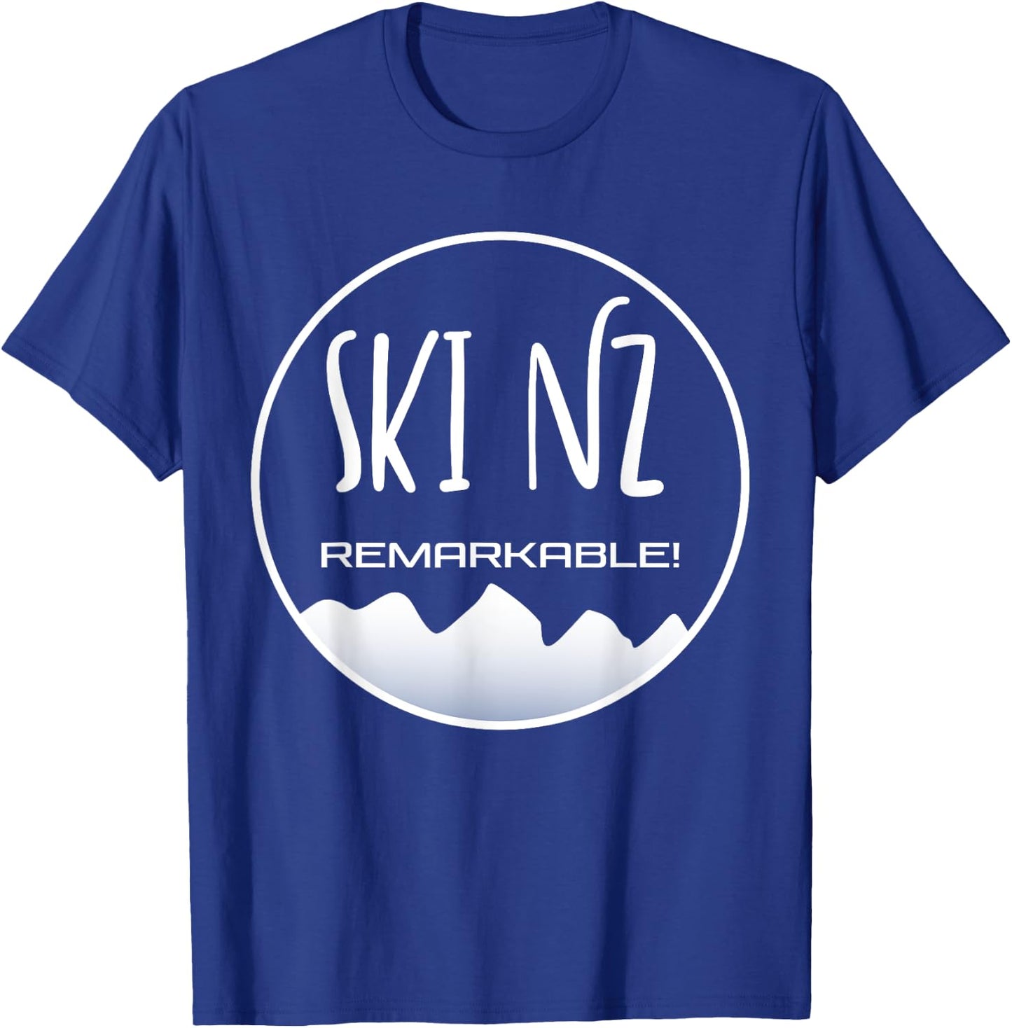 Ski New Zealand - the Remarkables Mountains Queenstown T-Shirt - T-Shirt | Royal
