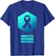 Ribbon | Tourette Syndrome Awareness T-Shirt - T-Shirt | Royal