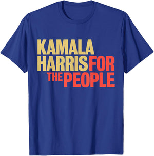 Kamala Harris for The People President 2024 T-Shirt - T-Shirt | Royal