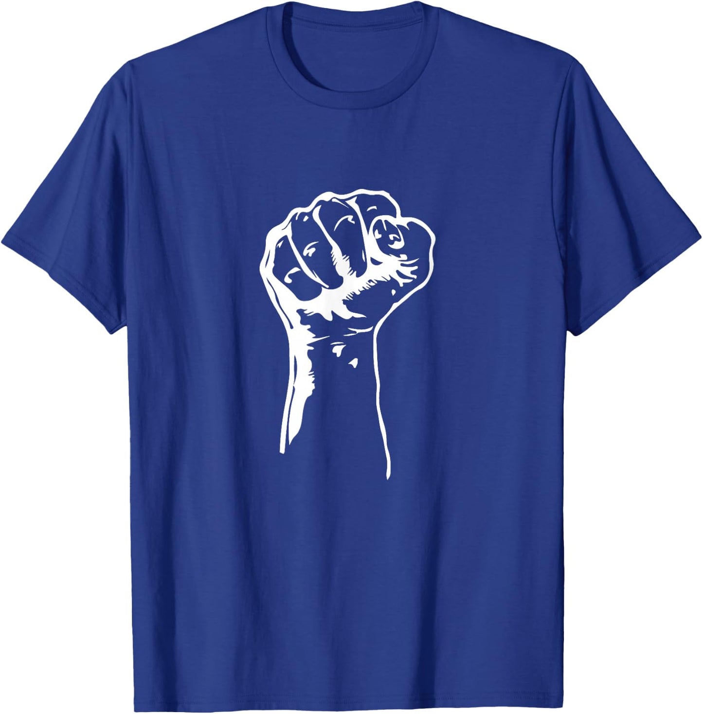 Civil Rights Equality Freedom Justice Fist BLM Power T-Shirt - T-Shirt | Royal