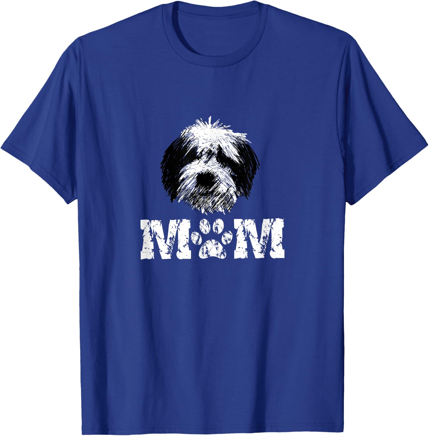 Sheepadoodle Mom Doodle Dog T-Shirt - T-Shirt | Royal