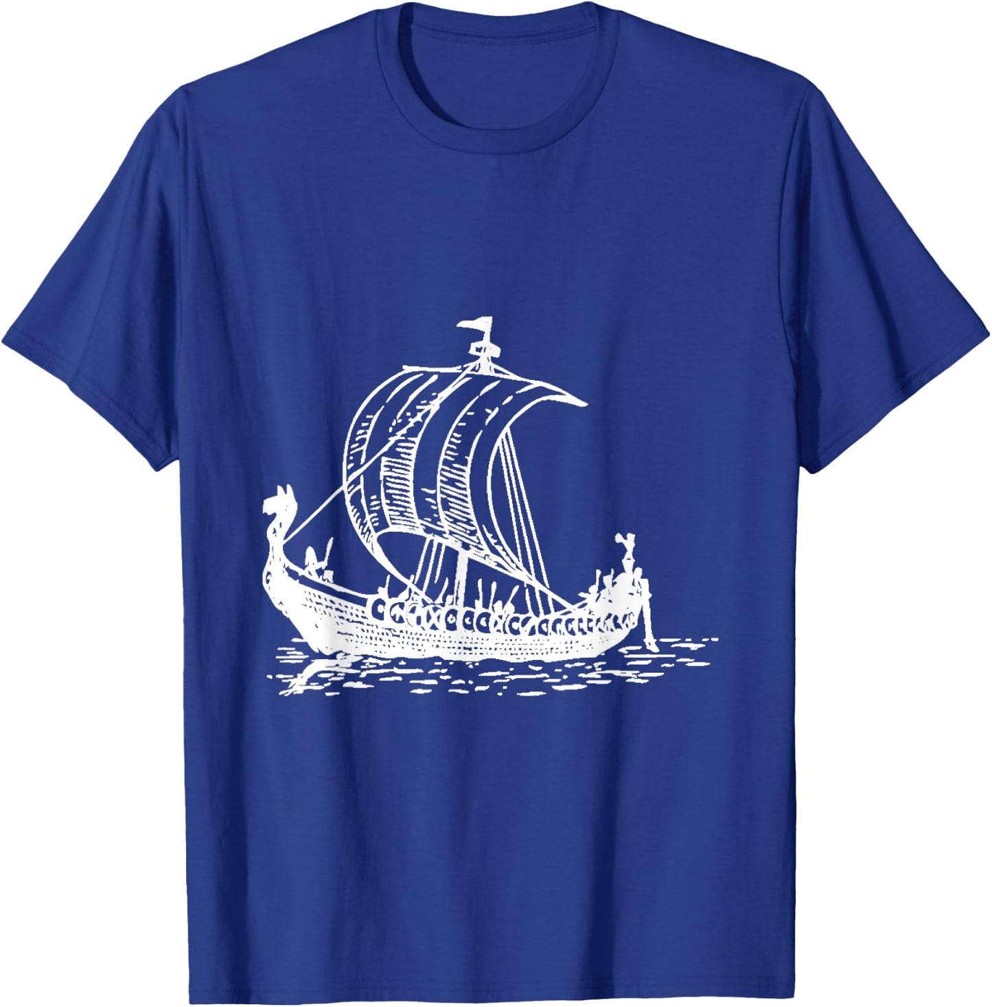 Viking Ship Design T-Shirt - T-Shirt | Royal
