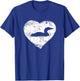 Loon | Love Loons Heart Lake Shirt T-Shirt - T-Shirt | Royal