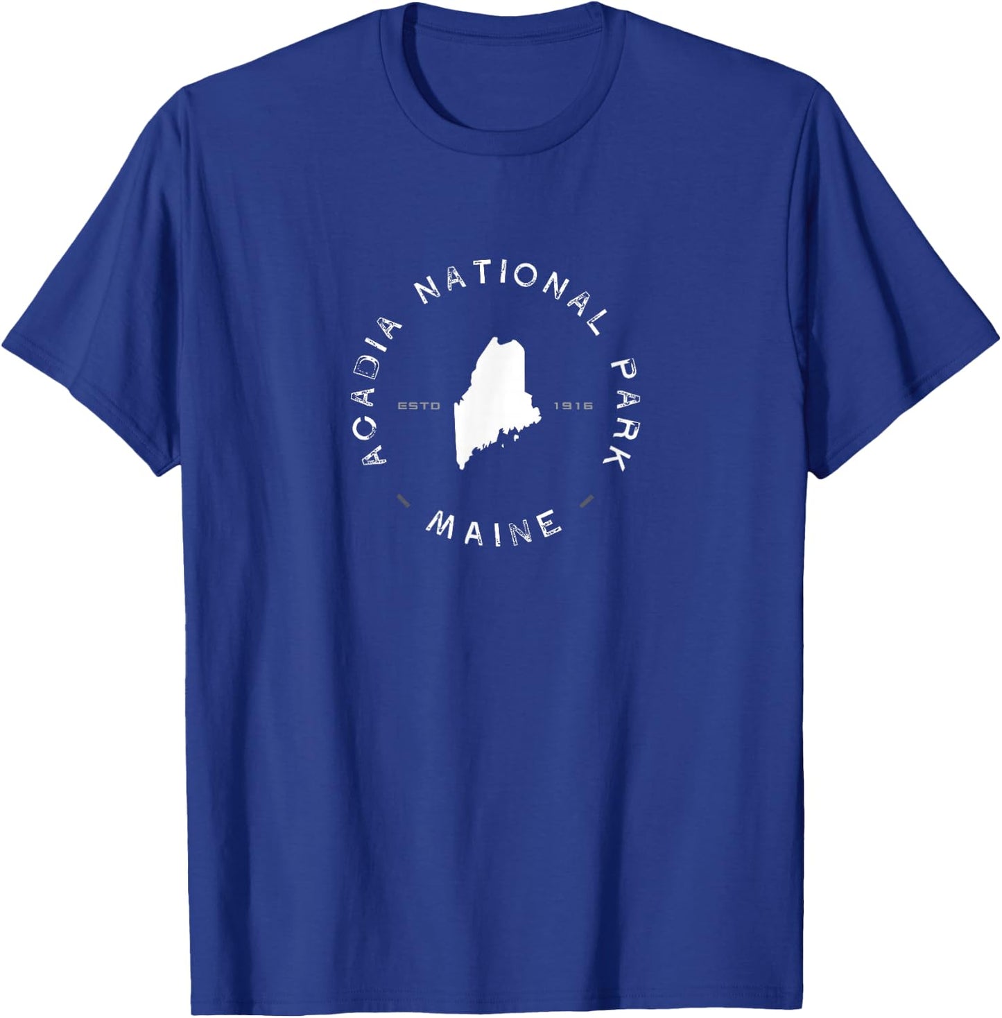 Acadia National Park Maine Graphic T-Shirt - T-Shirt | Royal