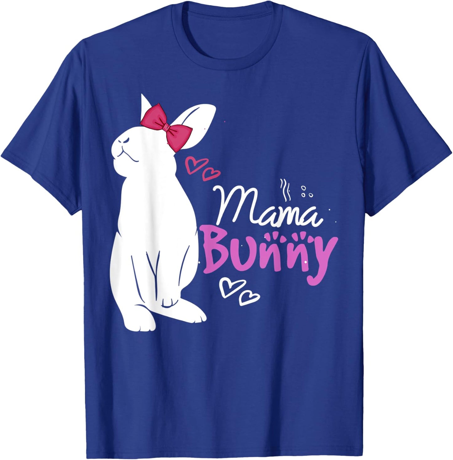 Cute Mama Bunny Gift Design Family Easter Gift T-Shirt - T-Shirt | Royal