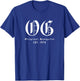 OG Est. 1972 - Vintage Original Gangster Birthday T-Shirt - T-Shirt | Royal