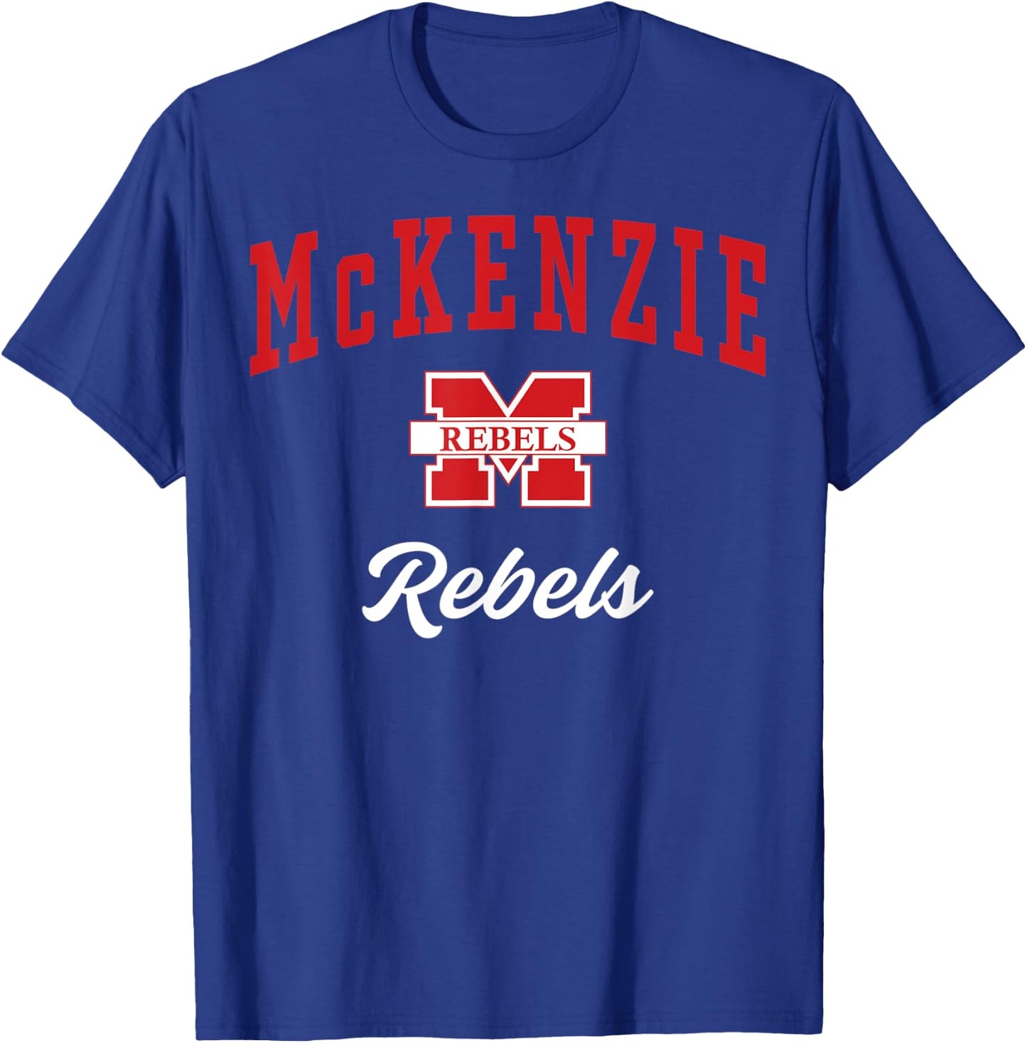 McKenzie High School Rebels C3 T-Shirt - T-Shirt | Royal