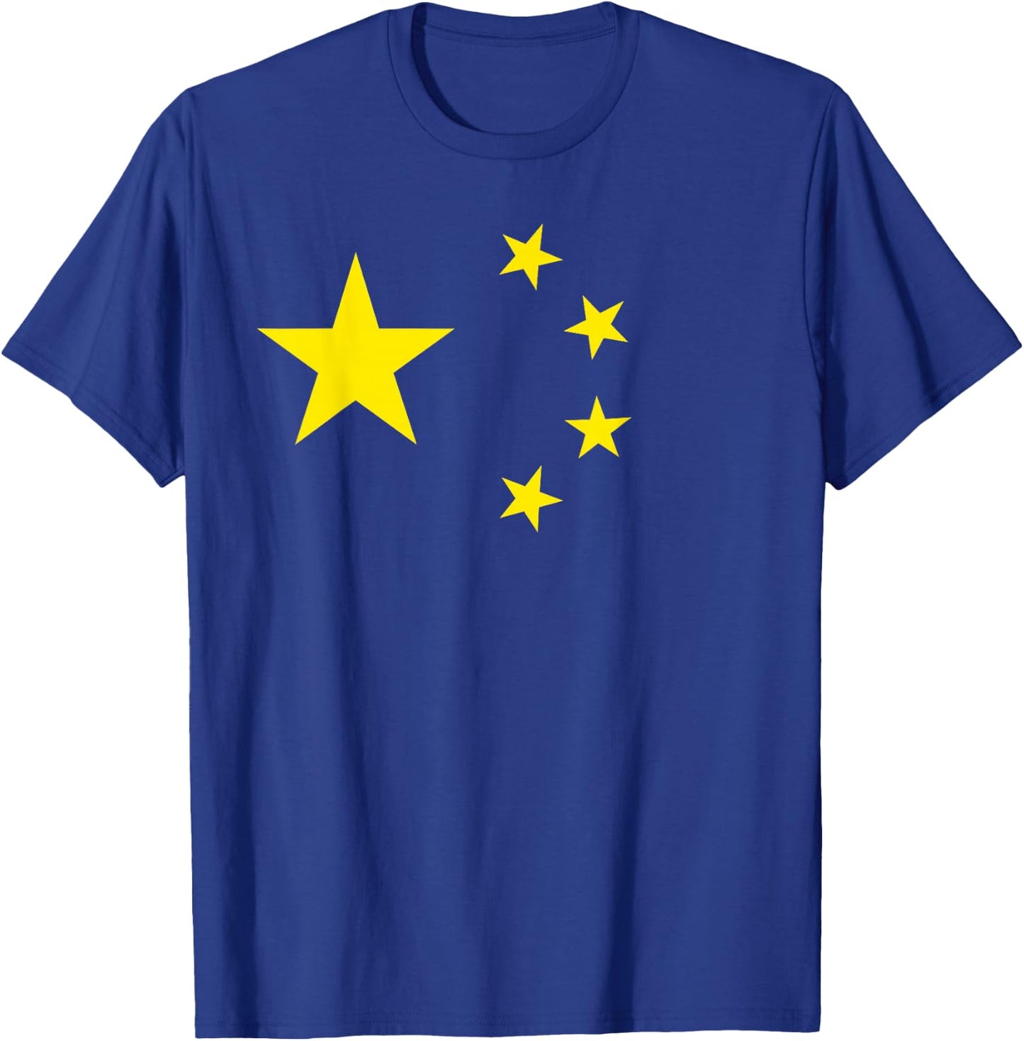 China Flag Chinese National Symbol Graphic Design T-Shirt - T-Shirt | Royal