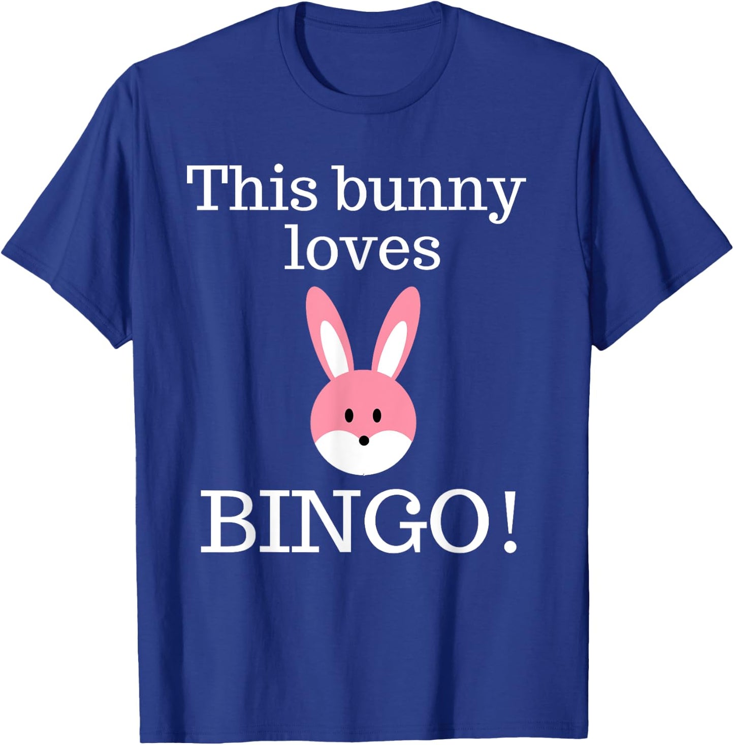 Bingo Game Night This Bunny Loves Bingo T-Shirt - T-Shirt | Royal